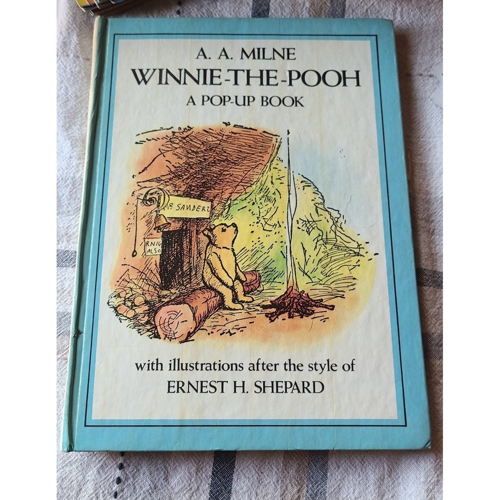 Vintage Winne the Pooh Book. pull tabs
